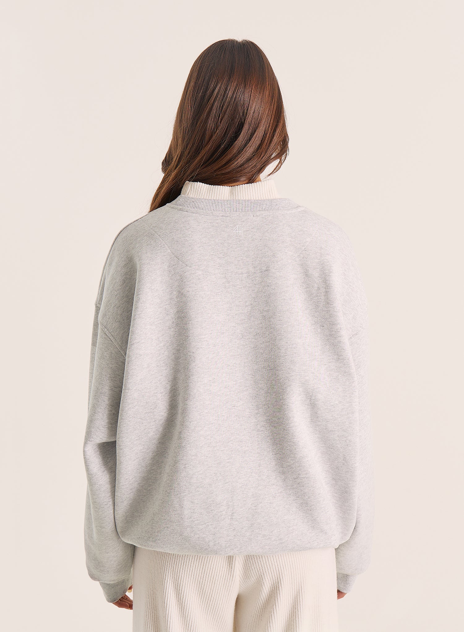 Light Grey Fourth Script Slogan Sweatshirt